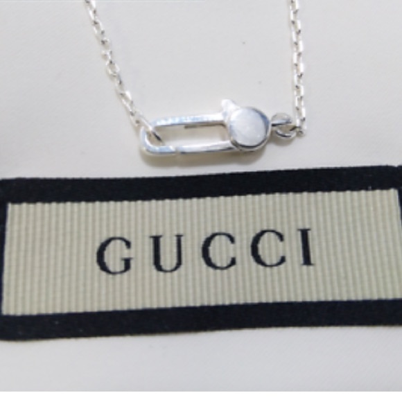 24 HR SALE❗️Gucci Square charm & Cross necklace - Picture 3 of 8